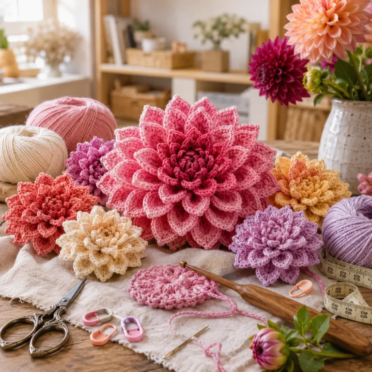 Crochet Dahlia