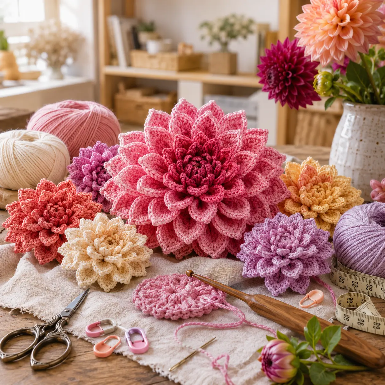 Crochet Dahlia