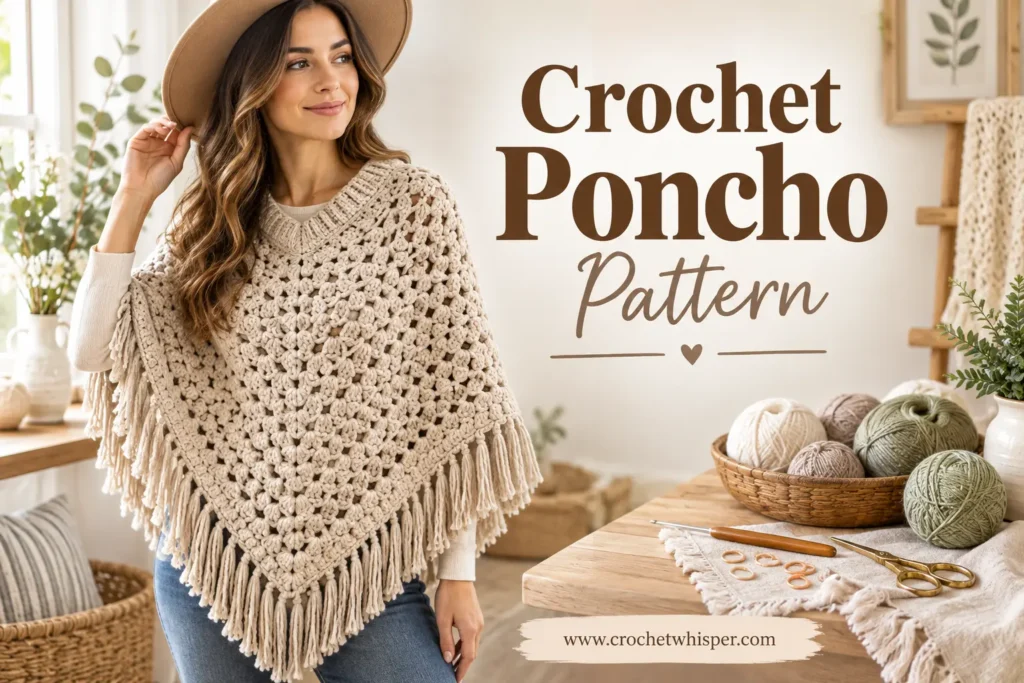 Crochet Poncho Pattern