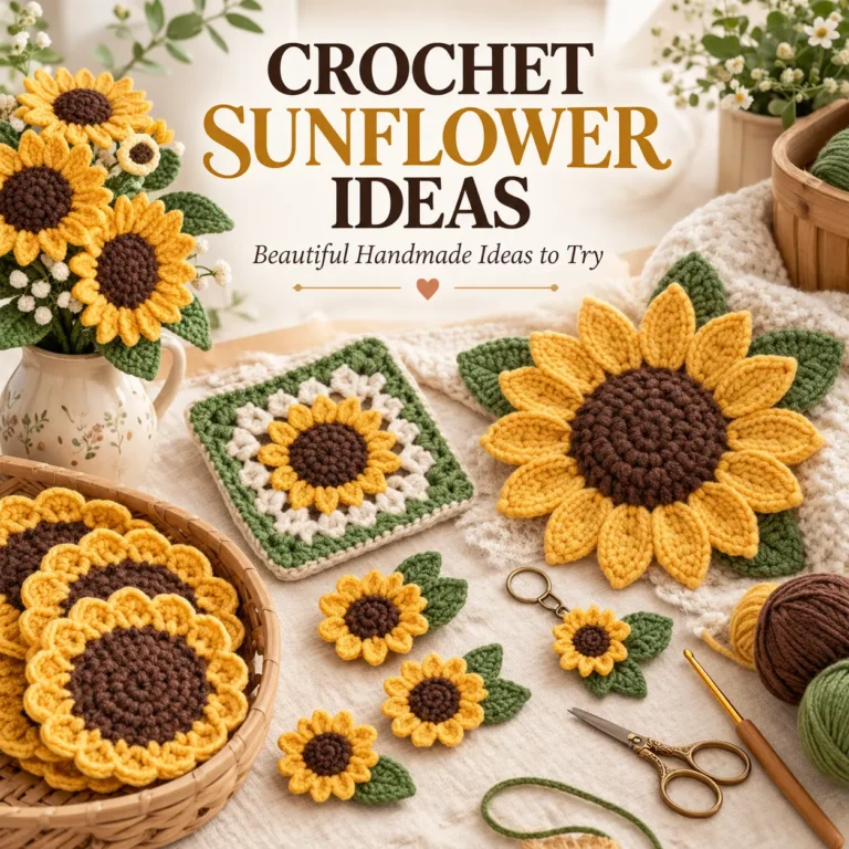 Crochet Sunflowe