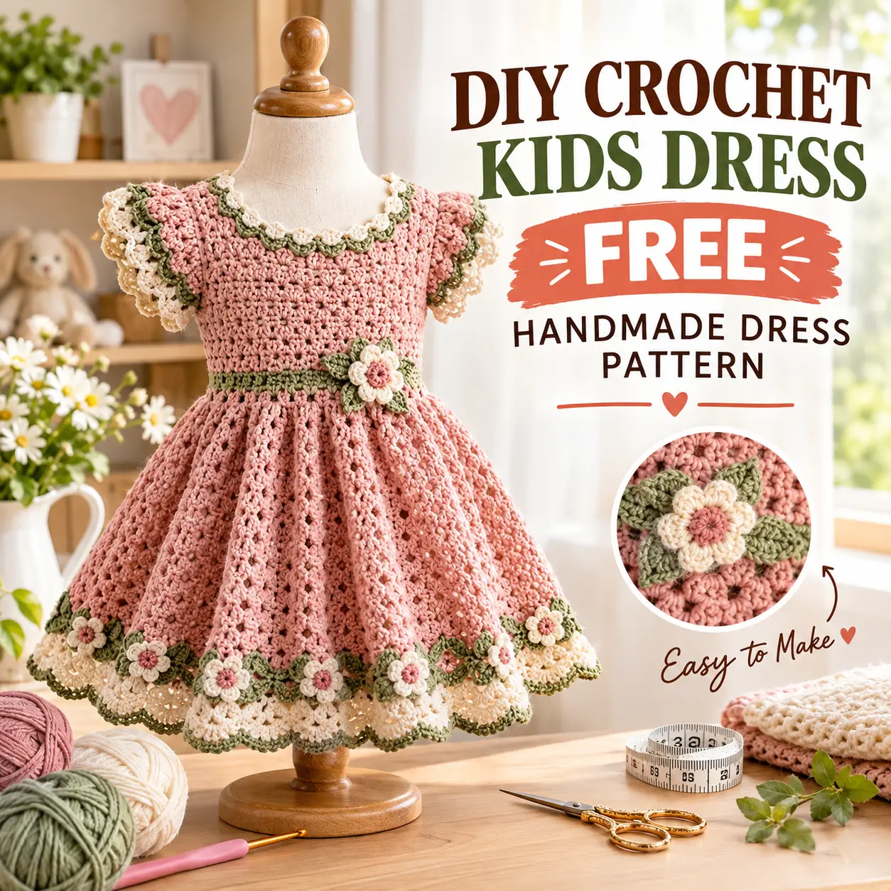 Crochet Kids Dress