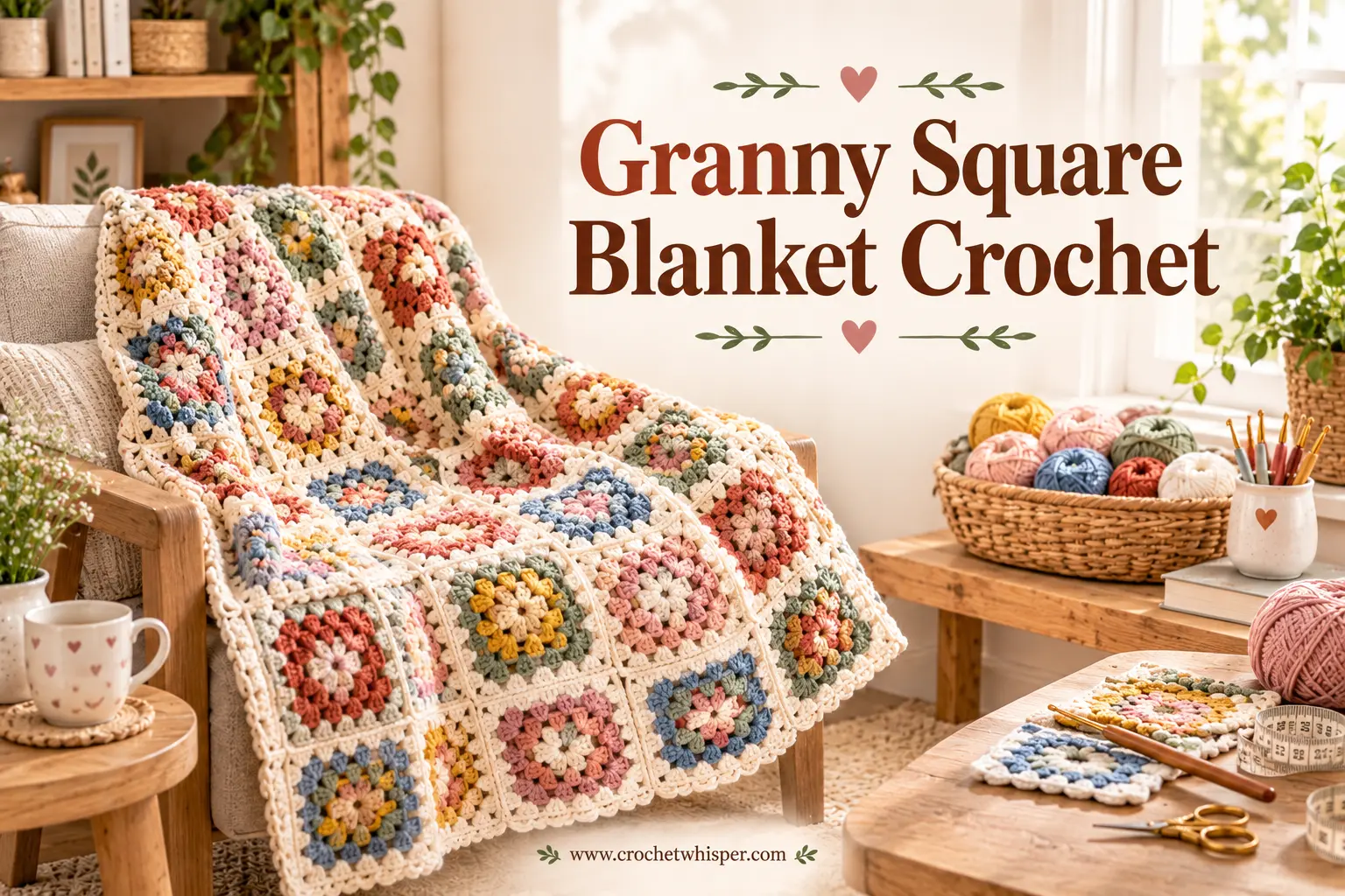 Granny Square Blanket Crochet