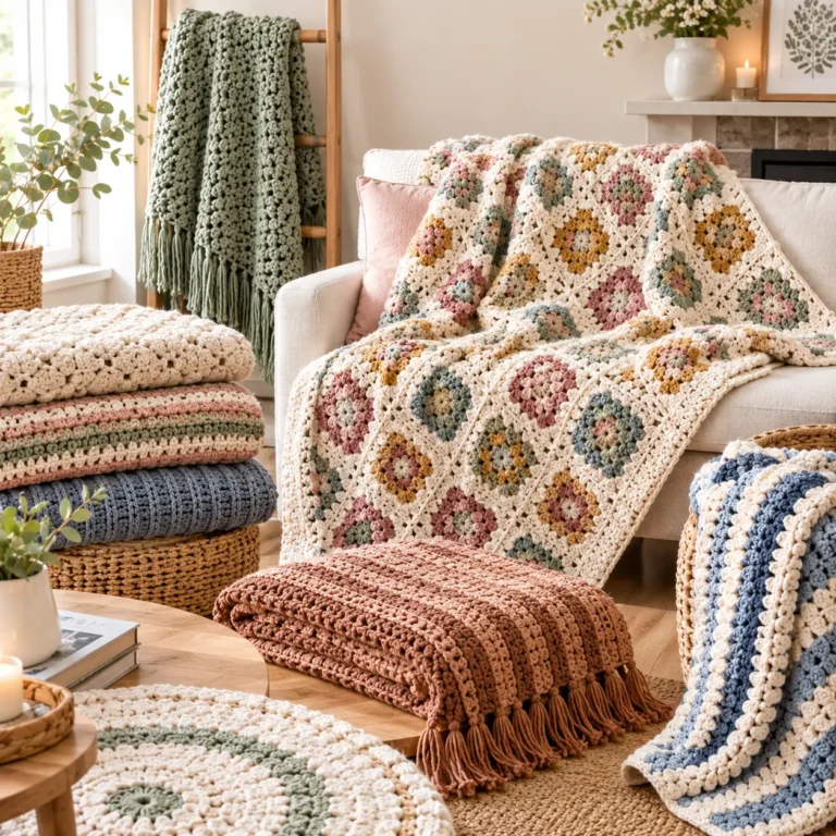 Modern Crochet Blanket